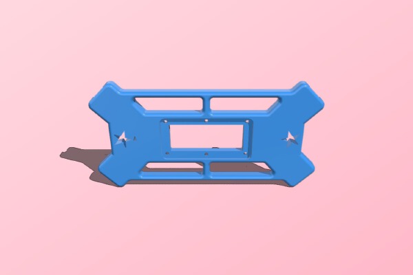 Tablet holder with 4 tension claws | 3d print model