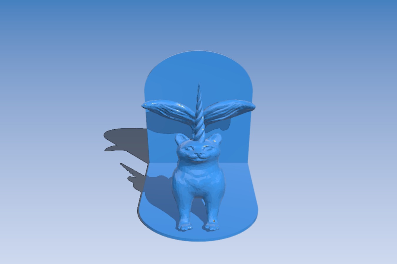 Unicorn Mermaid Cat Book End