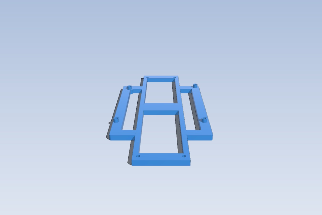 Smoothieboard Melzi Adapter Plate (Mendel90 DiBond) OpenSCAD