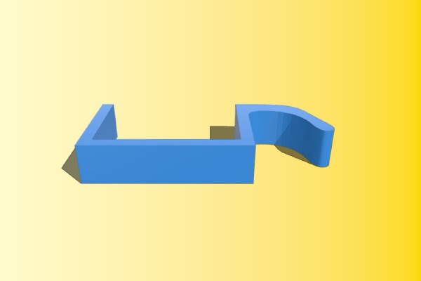 Cubicle Coat Hanger | 3d print model