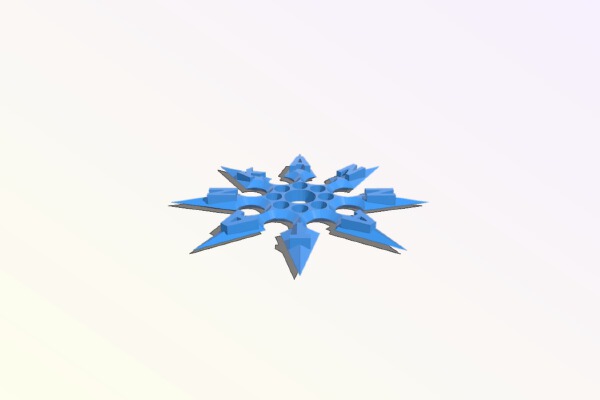 Tank Ninja Star | 3d print model