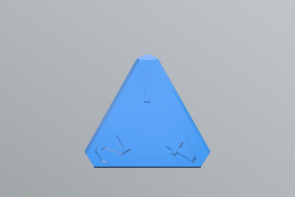 D4 - 4-Sided Die | 3d print model