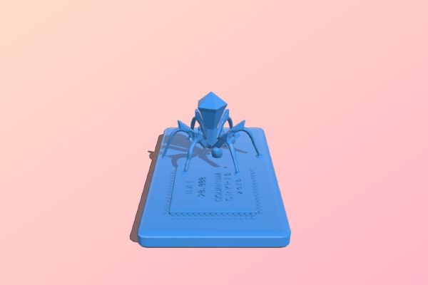 Computer VIRUS | 3d print model