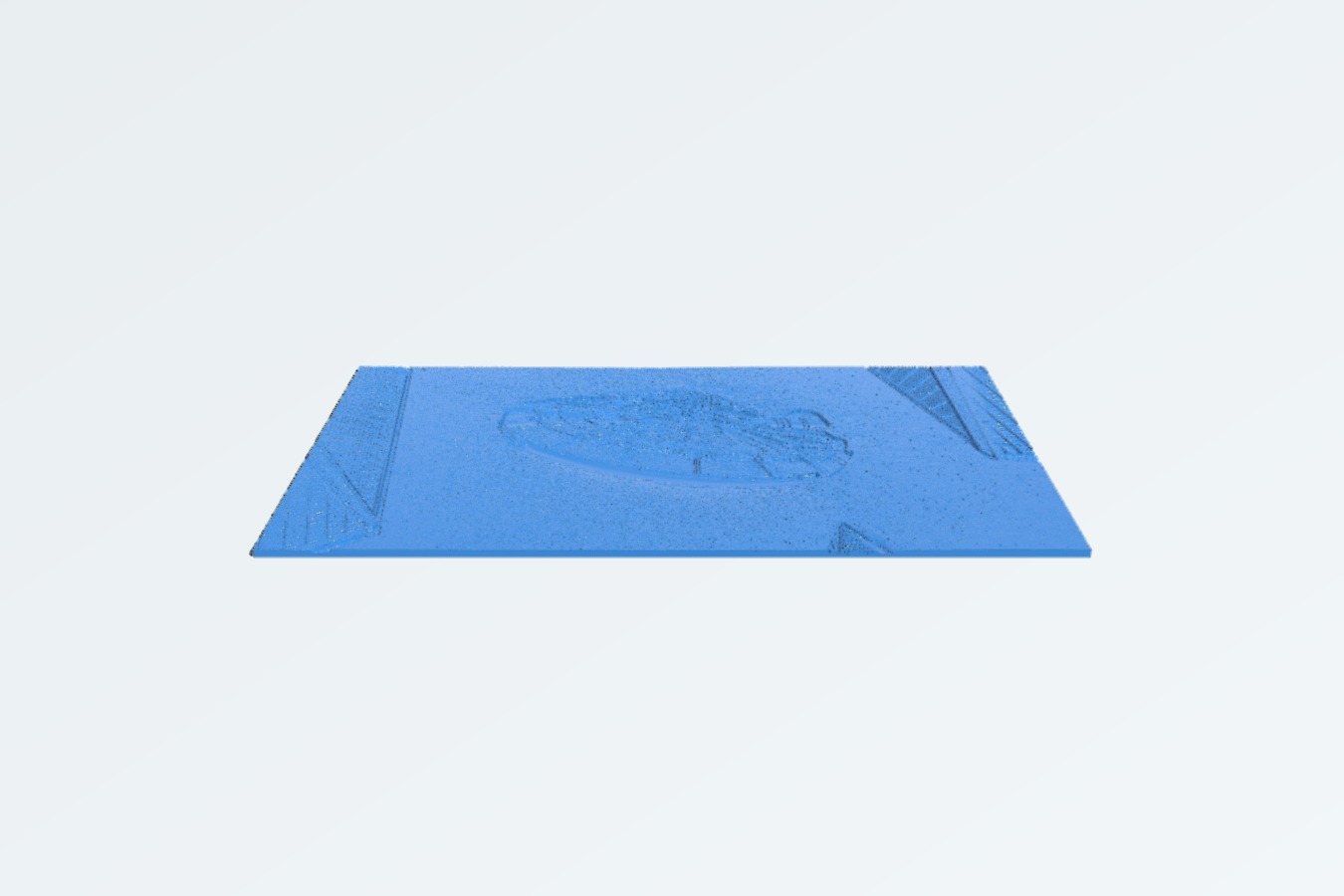 Millennium Falcon Lithophane