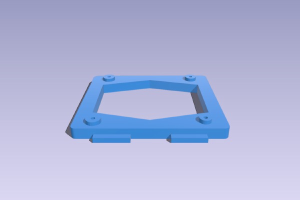 ZMR250 FPV Camera mount | 3d print model