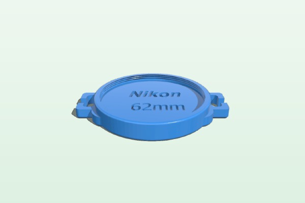 62mm Lens Cap Holder | 3d print model