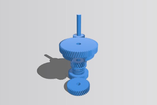 Gearbox 3 Speed | 3d print model