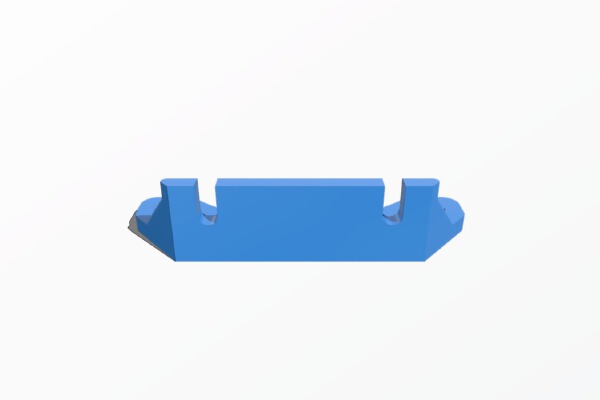 Stiffened fan bracket Mendel90 | 3d print model
