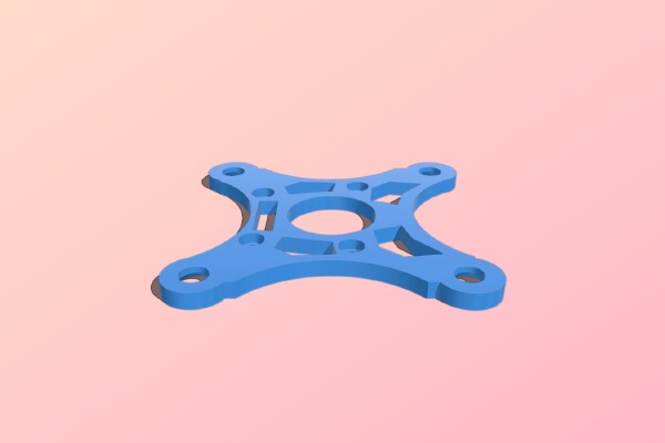 DJI Phantom 3 Standard Gimbal Mount Plate | 3d print model