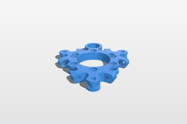 Improved hot-end platform for 3DR Simple | 3d print model