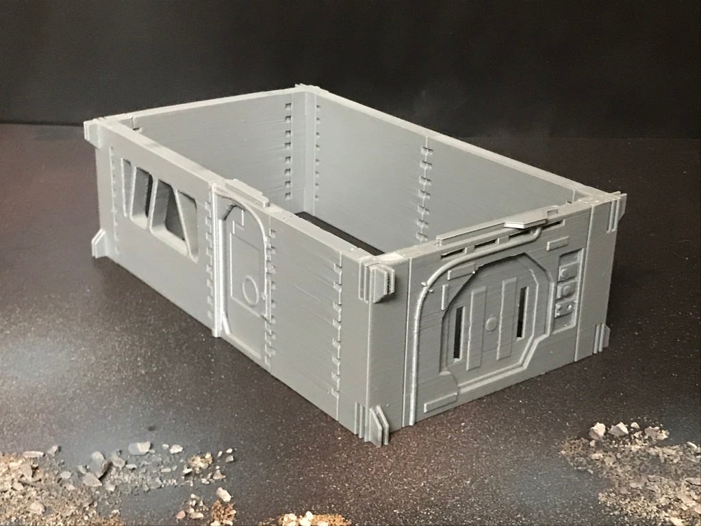 Sci Fi Simple Modular 28mm Walls