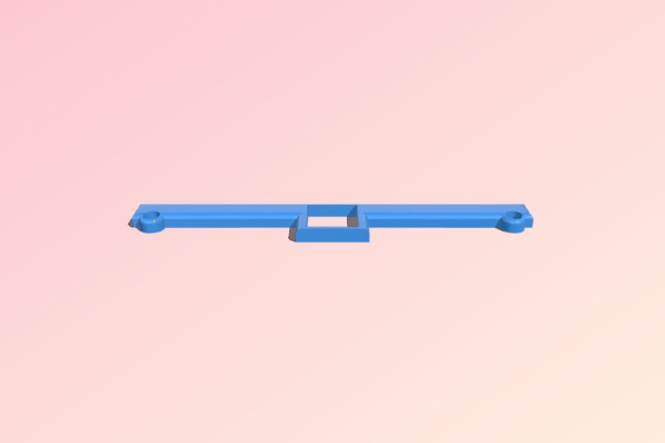Backup Cam Plate Mount (US) | 3d print model