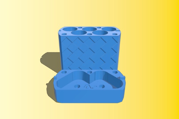 V2 E-Cigs Cartridge Holder (Magnetic) | 3d print model