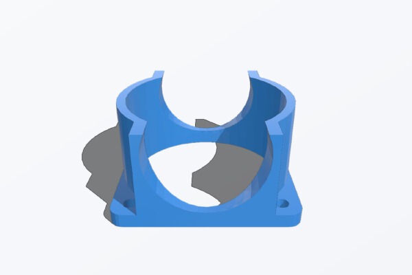 Lama3D v5 Hot end dummy + fan holder | 3d print model