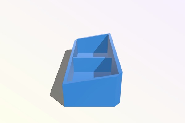 Stylish, Minimalist Sugar _ Sweetener Packet Holder | 3d print model