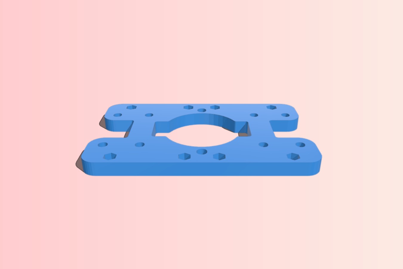 X Carriage for Igus Pillow Block Bearings with Rear Fan Mount