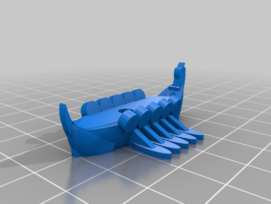 Viking Long Ships for Ortus Novae: Trireme | 3d print model