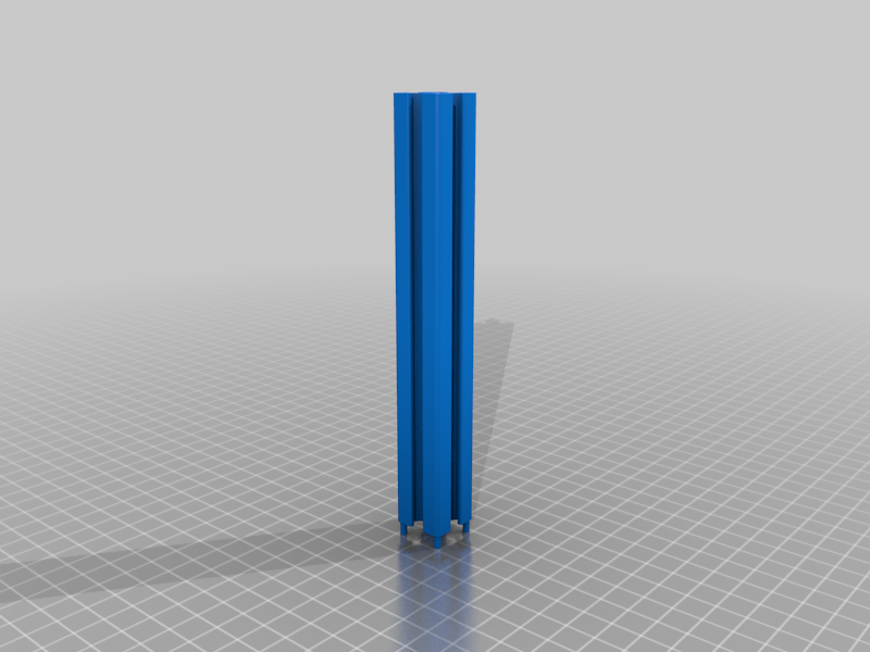 Profilati estrusi in alluminio 20mm x 20mm GENERICO-SLOT modulari