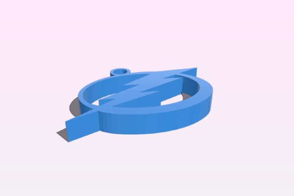 Tampa Bay Lightning Keychain | 3d print model