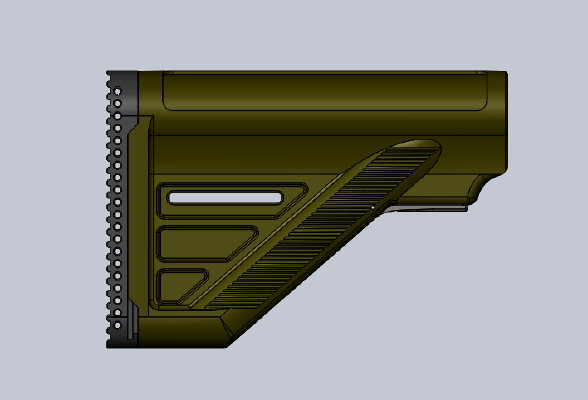 crosse type AR15 | 3d print model