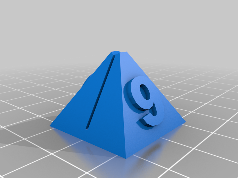 Table top RPG paper token holder numbered