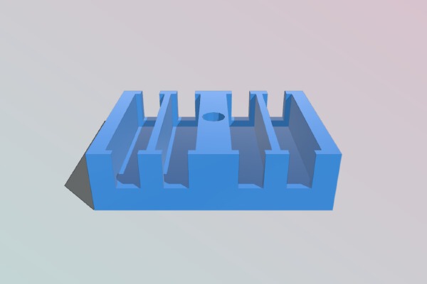 4 servo extension plug | 3d print model
