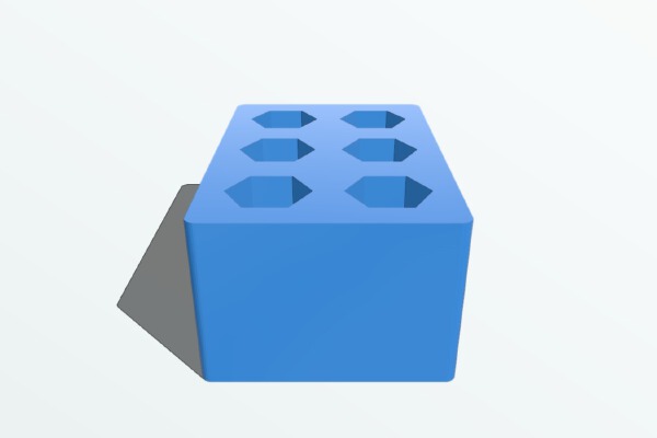 Bits Holder 2x3 | 3d print model