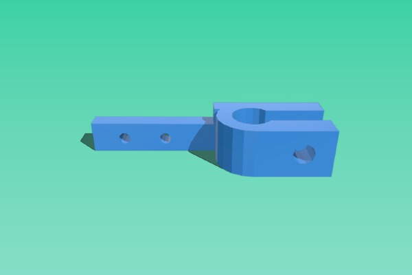 Makergear Prusa X Y Axis endstop holder | 3d print model