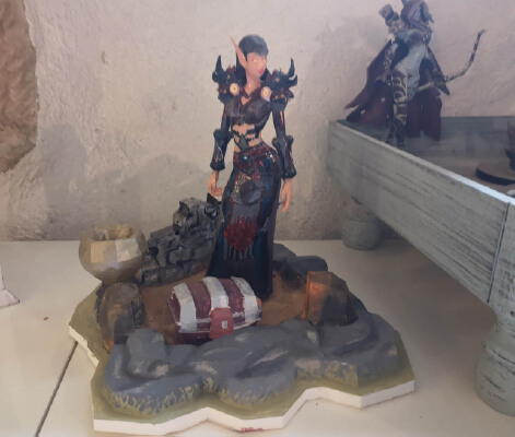 Wow elfe blood 25 cm figurine | 3d print model