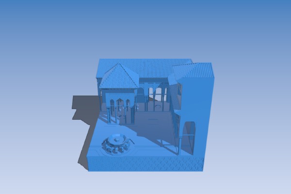 Courtyard of the Lions , Alhambra – Granada , Spain | 3d print model