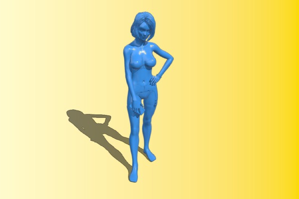 Woman in lingerie | 3d print model