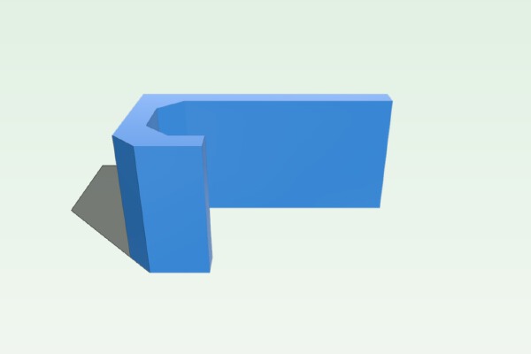 Wall Bracket for Command Strips | 3d print model
