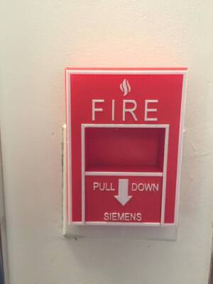 Fire Alarm Pull Light Switch Cover | 3d print model