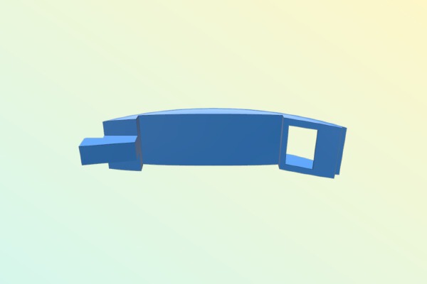 UConnect Battery Cover Final | 3d print model