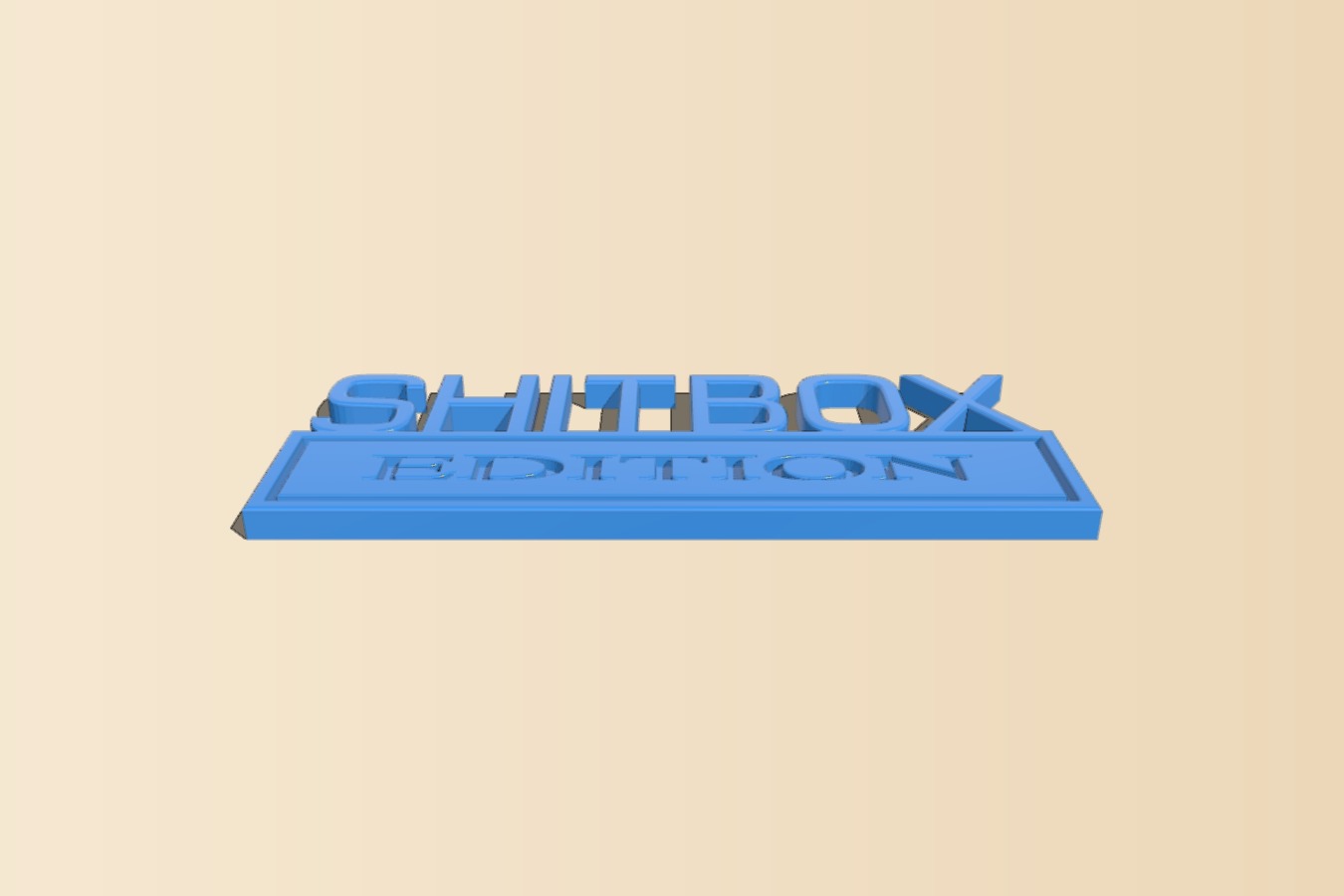 Shitbox Edition Badge