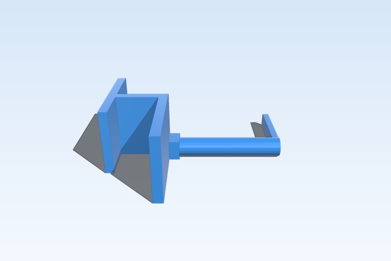 Replicator Mini Spool Holder for 3_4" Wall Cubicle.