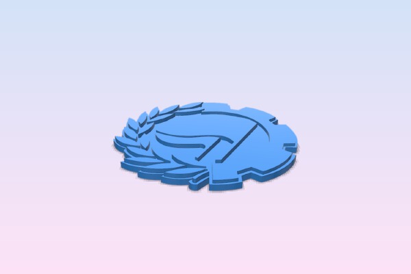 Antifa Flags Cog_Wreath | 3d print model