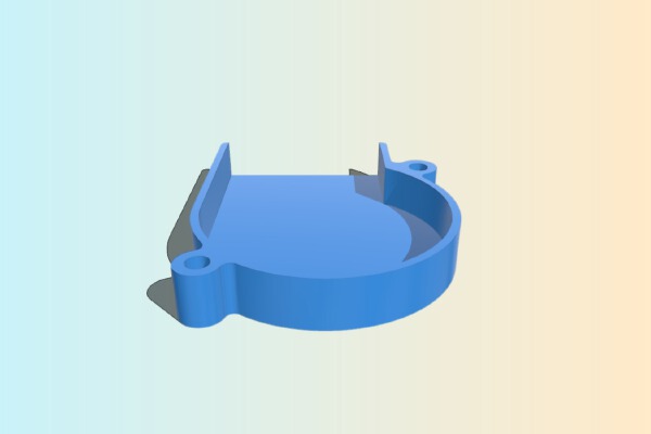 Power Supply Fan Duct | 3d print model