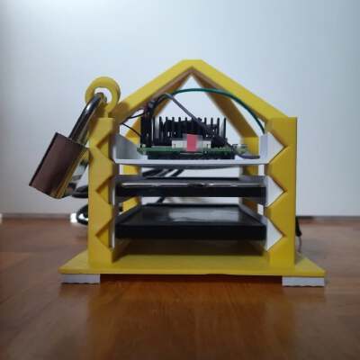 Small Size Rack for Raspberry PI, NAS, IOT, HDD, SSD and more | 3d print model