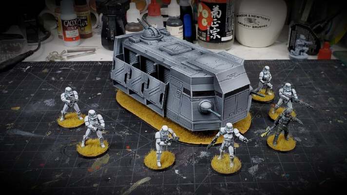 Star Wars Legion - Imperial Troop Transport | 3d print model