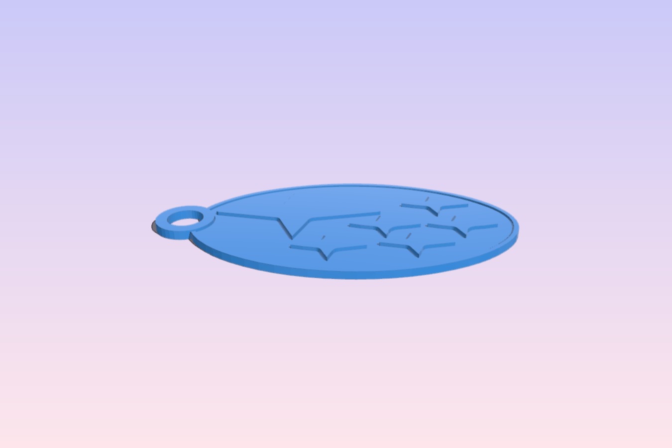 Subaru keychain