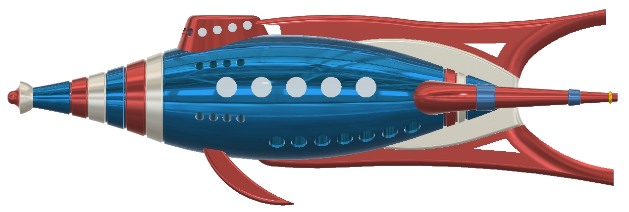 Buck Rogers Pursuit Ship