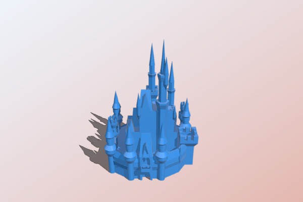 Cinderella Castle | 3d print model