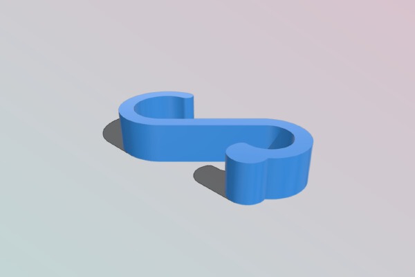 S Shape Kitchen and Cooking tools Holder | 3d print model