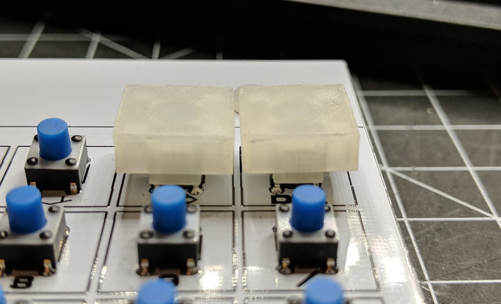Round 6mm Tactile Button Keycap.