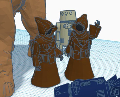 Jawas (Star Wars Legion scale) | 3d print model