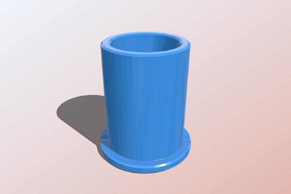 Starlink Dish_Dishy Mount pipe adapter for 46.5mm ID sat mount. | 3d print model