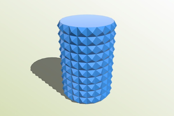 Heavy Metal Vase or pencil holder or whatever. | 3d print model