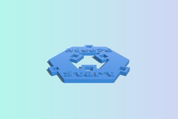 Hive 76 Logo | 3d print model