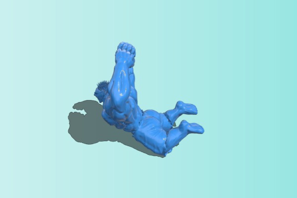 Mr Hulk low poly | 3d print model